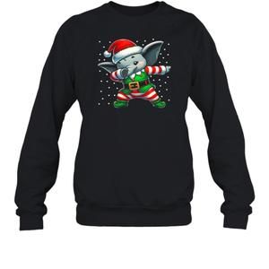 Christmas Elephant Elf Funny Elephant Lover T-Shirt